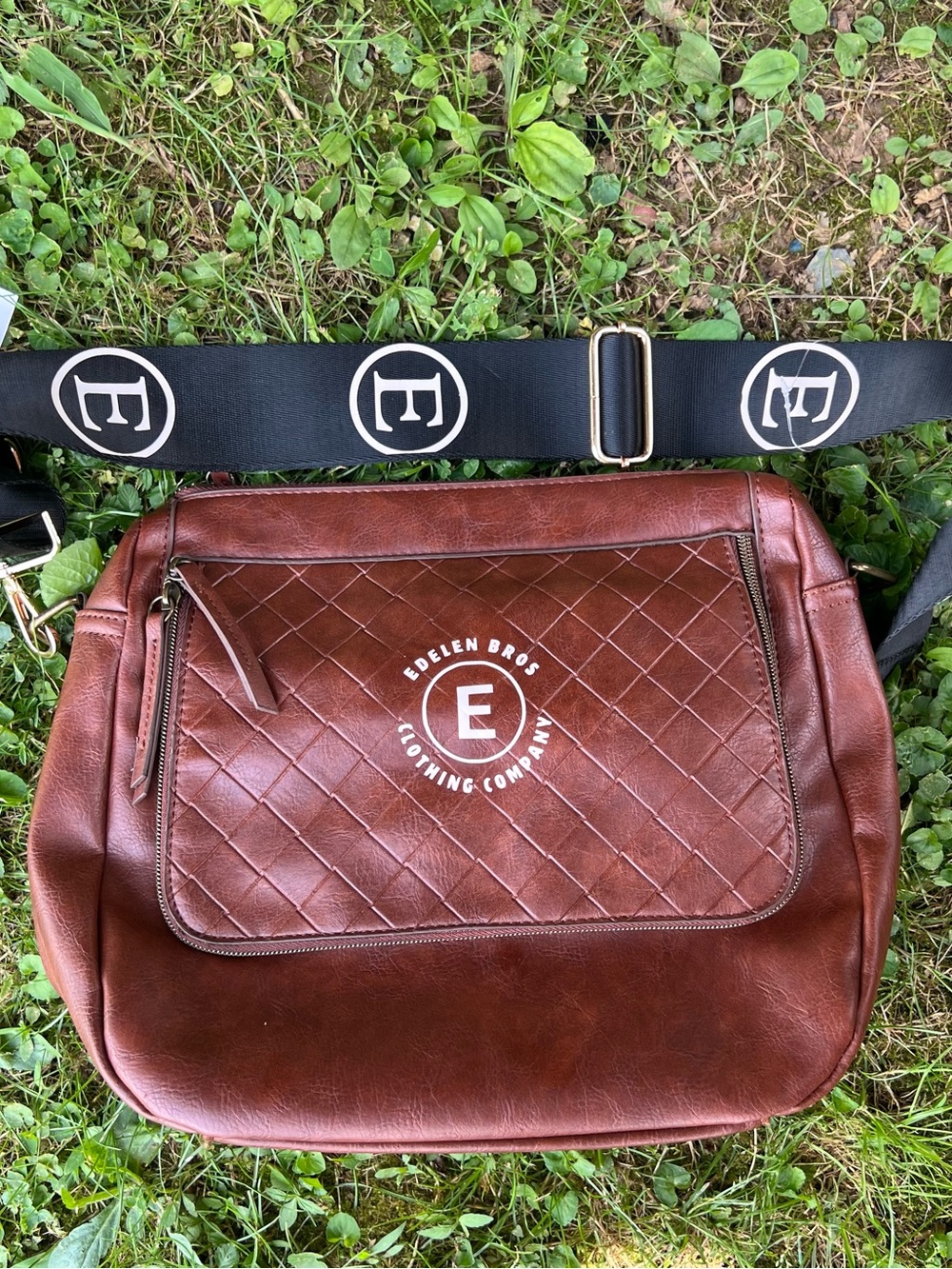 Brown Crossbody Bag Quilted Crossbody Purse
